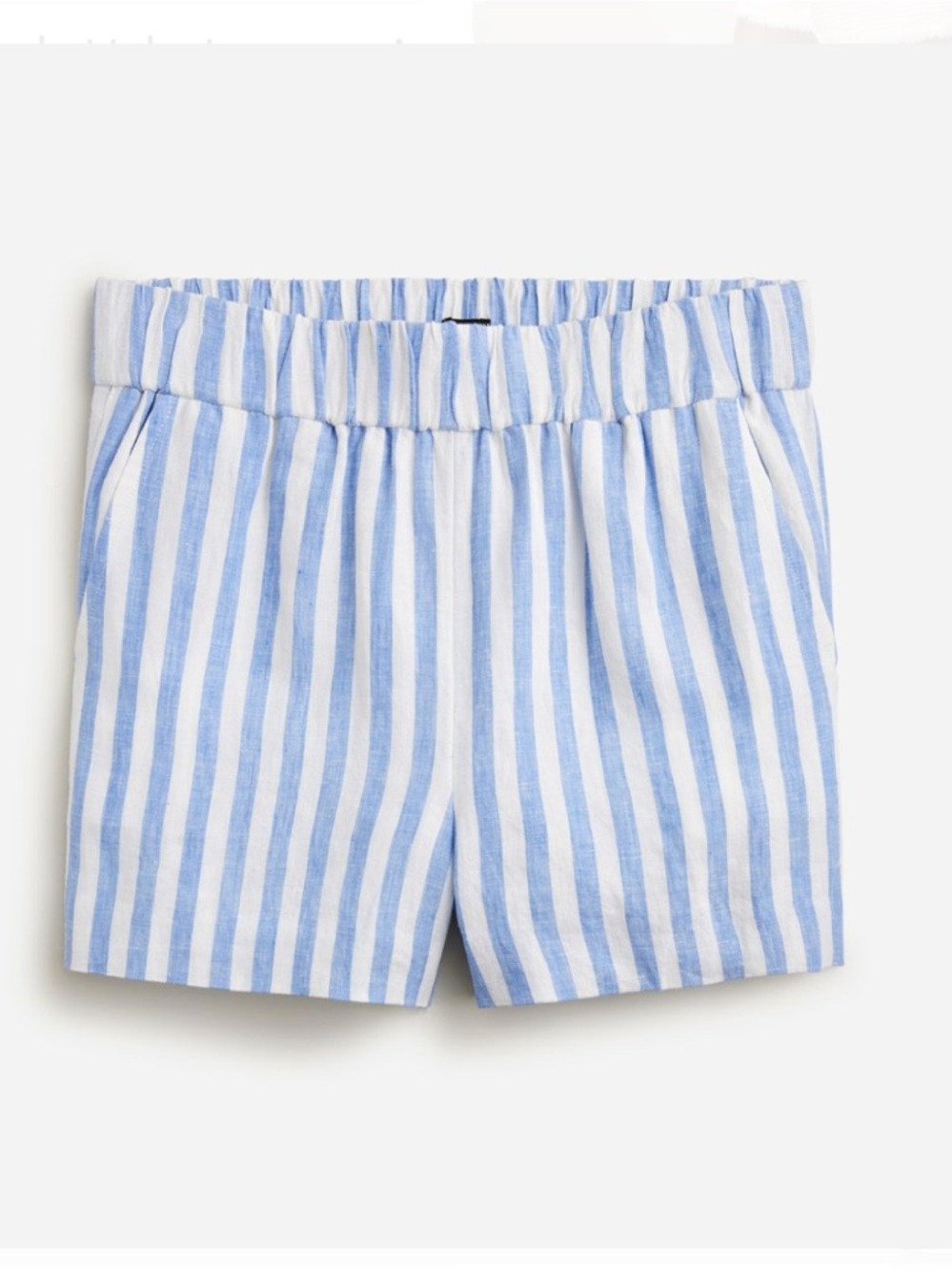 J. Crew Blue and White Striped Casual Shorts